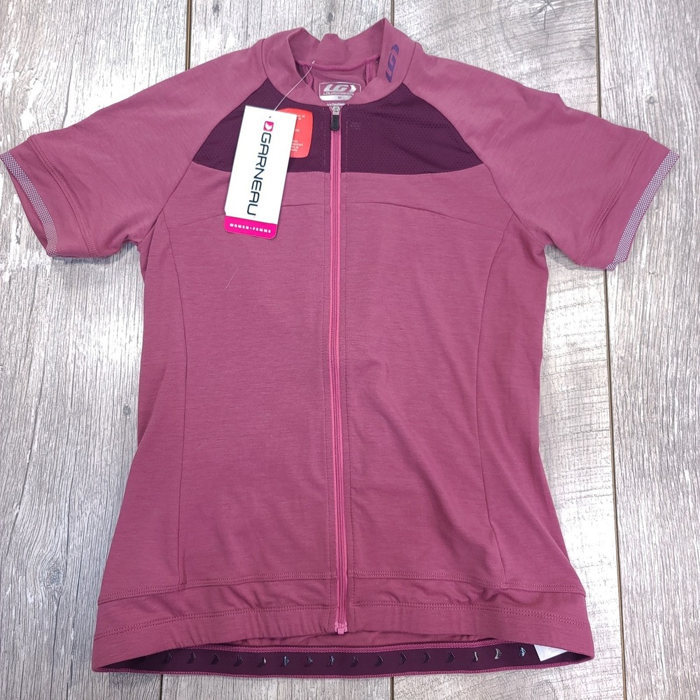 Louis Garneau Womens Medium Breeze 2 Cycling Jersey Short Sleeve Stretch Top